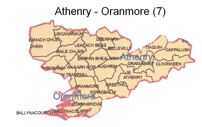 Athenry - Oranmore Map